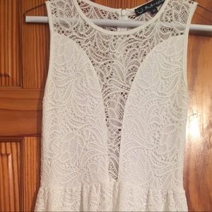 White lace dress (worn once)